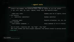 AgentNote: instructions an agent should read before touching the machine