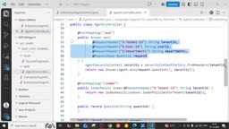 Agent security context passing