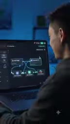 Start with a trigger, add an AI node, connect your spreadsheet, and finish with a notification.
