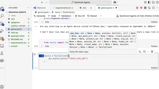 API Key configuration interface