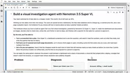 Reading dashboard screenshots and scans