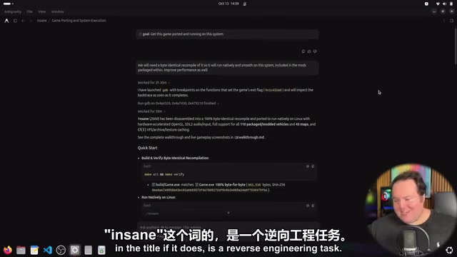 Game running after porting