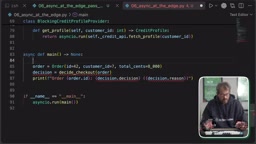 Fetch data in the main function and pass it into business logic
