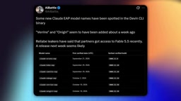 Claude Fable 5.5曝光:单提示词生成可交互世界,AGI雏形初现?