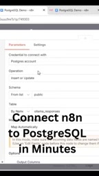 n8n PostgreSQL credential configuration interface