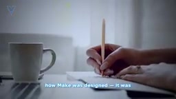Make's design leans more toward predictable linear data flows