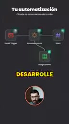 Video screenshot: AI completes workflow construction in a very short time