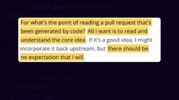Developers want ideas, not code