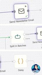 Batch processing and delay settings