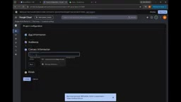 Complete OAuth creation