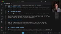 A complex multi-stage flow compressed into a single structured prompt