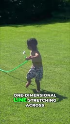 The garden hose analogy for curled dimensions