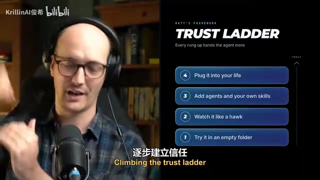 Gradually letting go along the trust ladder