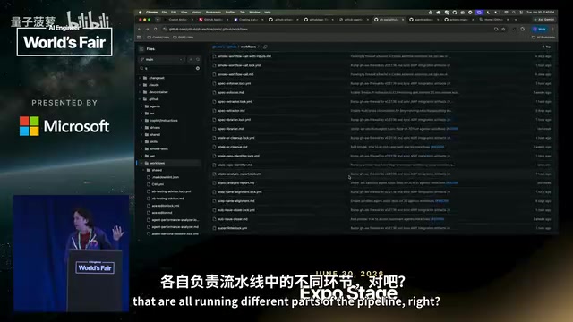 A large number of pipeline agents sharing the same reusable architecture