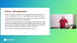 Screenshot: The talk and Q&A session