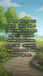 Automated pipelines need the rigid control of APIs