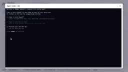 First, sign Codex in.