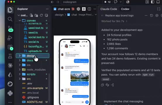 Creating specification files in the project