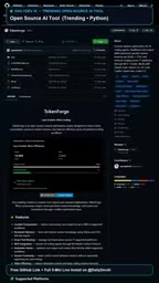 TokenForge is a context optimization engine designed for itself