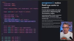 Effect after adjusting font size variables