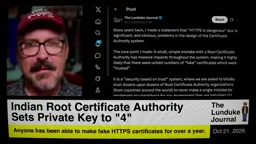 problems in the design of the certificate authority system. I