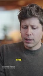 Sam Altman discusses AI needing a new form factor