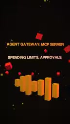 Agents have spending limits, transaction approvals, and independent agent profiles
