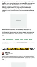 get blocked. Amazon, meanwhile, is blocking outside shopping agents. Two very different