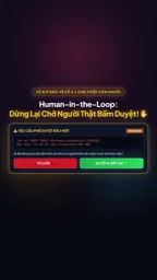 Human Loop approval step