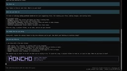 Command-line operation illustration