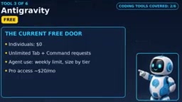 Antigravity免费层替代了旧的Code Assist