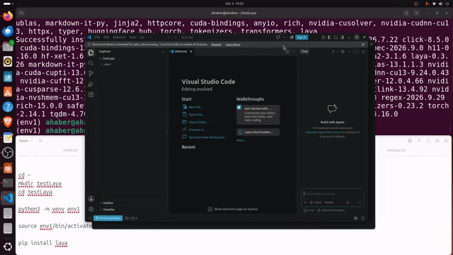 Creating and running a test file in VS Code