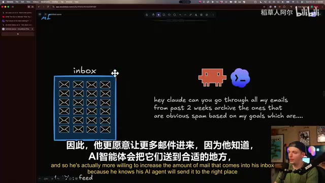 因为他知道AI智能体会把他们送到合适的地方，