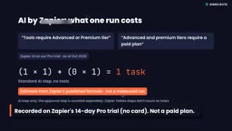 Zapier 的两个已知缺口