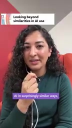 Schematic of differences in AI usage across scenarios