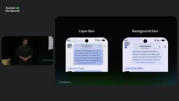 The difference between layer blur and background blur