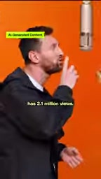 AI celebrity content mixed with real footage in the feed
