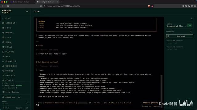 It can run terminal commands
