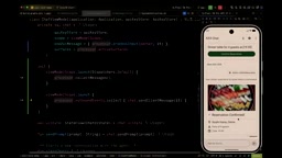 Triggering backend functionality