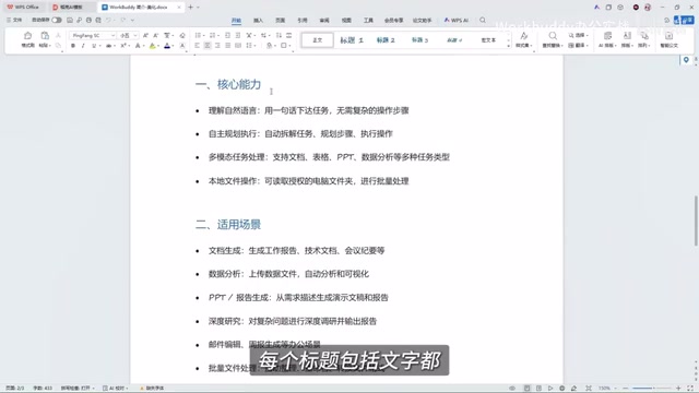 Automatic document formatting result