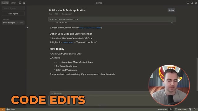 Cursor Editor Precision Editing Feature