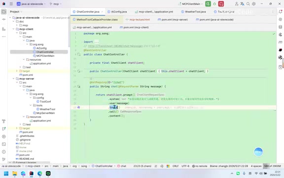 Client-side tool list injection