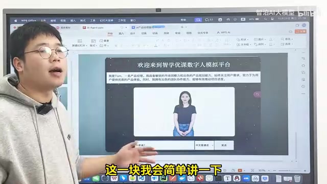 Project frontend display interface