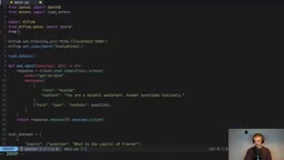 MLflow evaluation code example