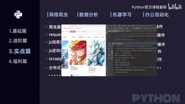 Practical projects covering web scraping, automation, data analysis, and machine learning