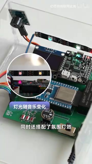 播放音乐时灯光同步闪烁律动