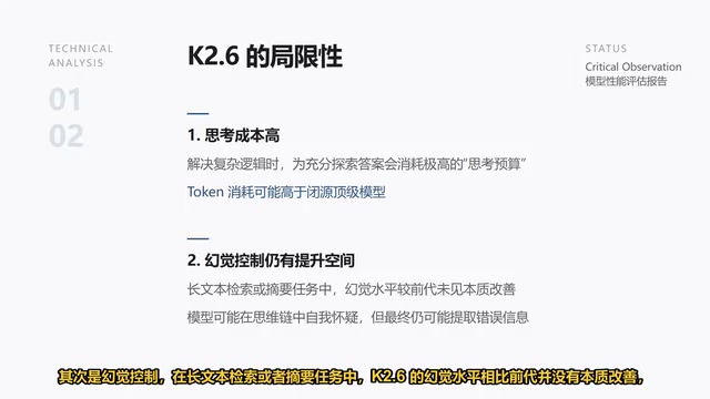 K2.6在长轮次任务中仍可能出现幻觉问题