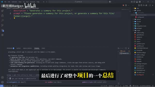 Custom command execution result