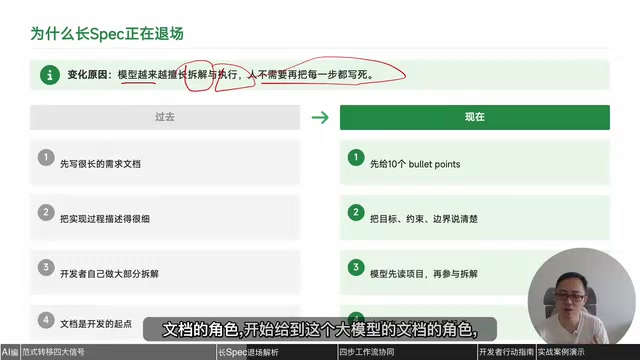 Changes in documentation's role