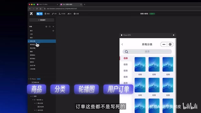 Zion's built-in visual database